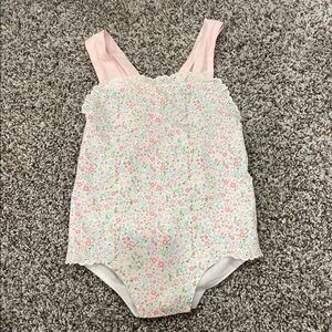 Floral Pink Kids One Piece
